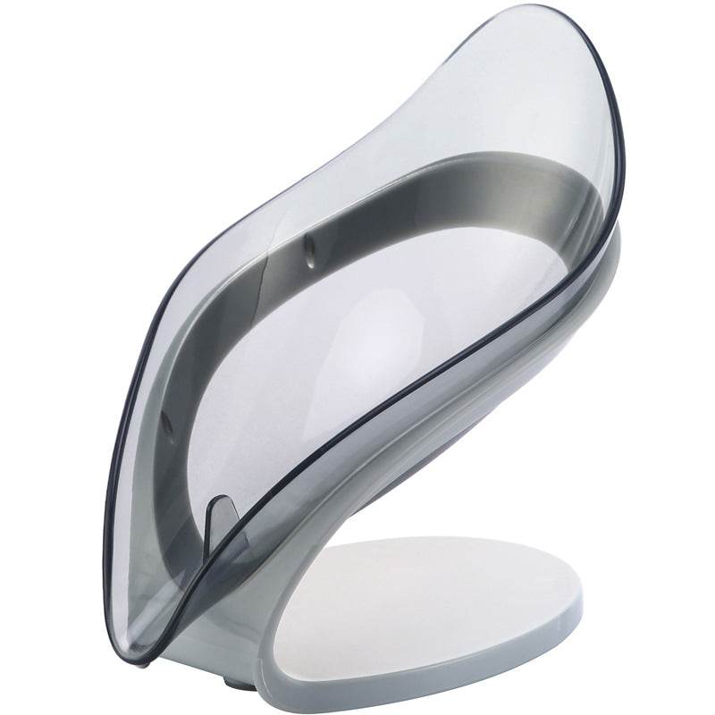 Bathroom Soap Holder Leaf Shape Soap Box Kitchen Dish Storage Box Non-slip Drain Soap Storage Case Container Bathroom Accessorie - Mubimart