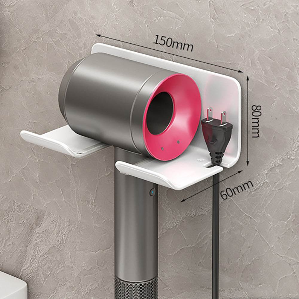 Bathroom Wall Hanging Hair Dryer Shelf - Mubimart