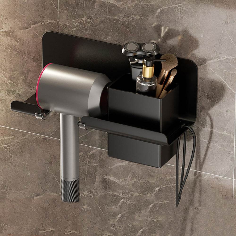 Bathroom Wall Hanging Hair Dryer Shelf - Mubimart