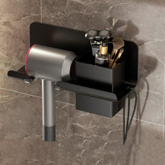 Bathroom Wall Hanging Hair Dryer Shelf - Mubimart -  