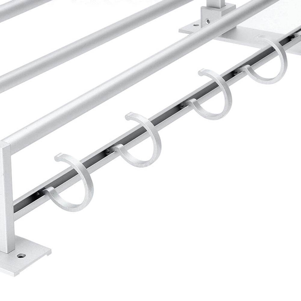 Bathroom shelf towel rack - Mubimart