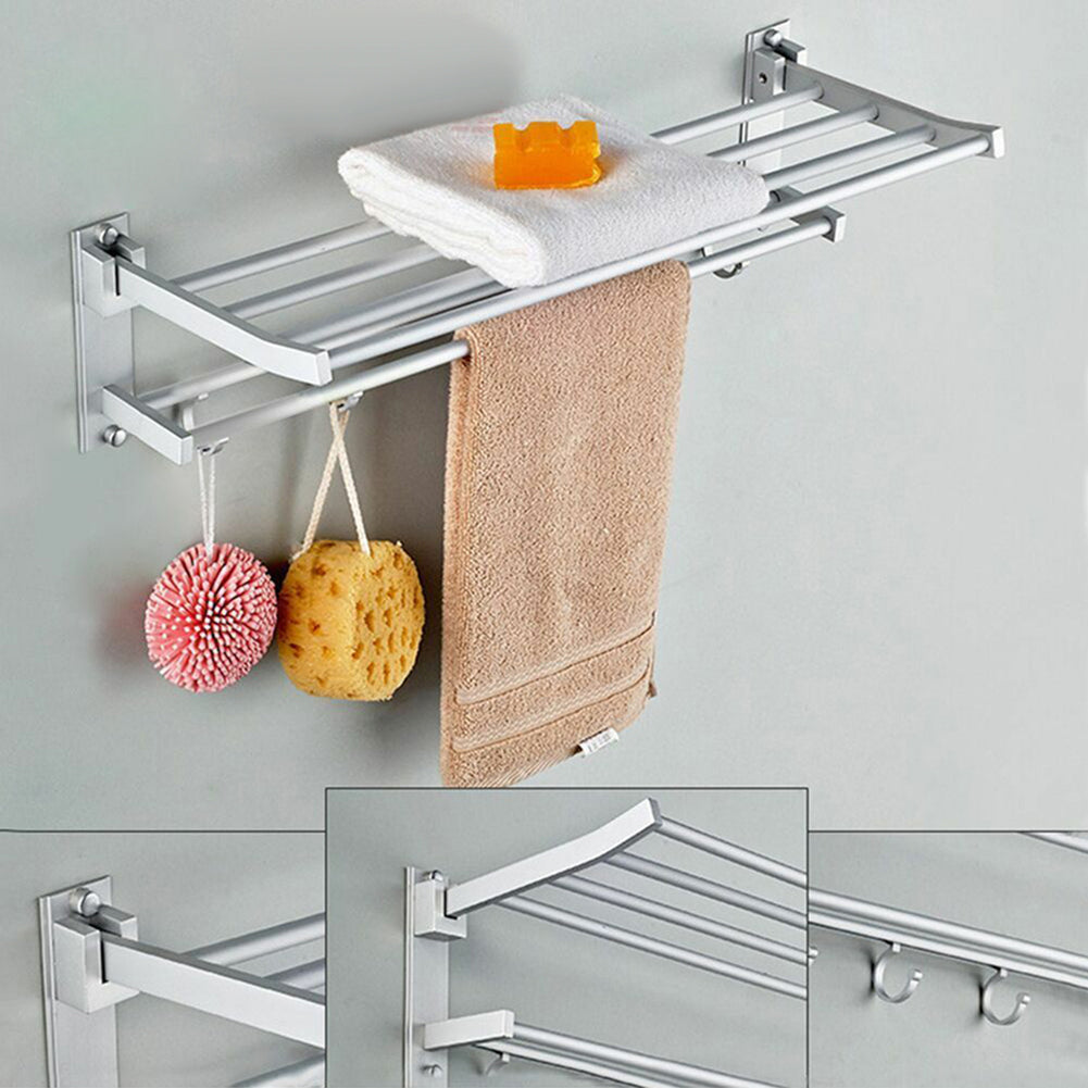 Bathroom shelf towel rack - Mubimart -  