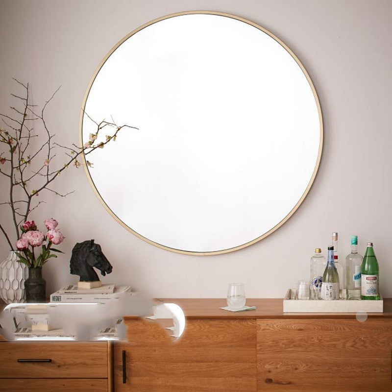 Bathroom wall bathroom mirror wall hanging decorative mirror - Mubimart -  