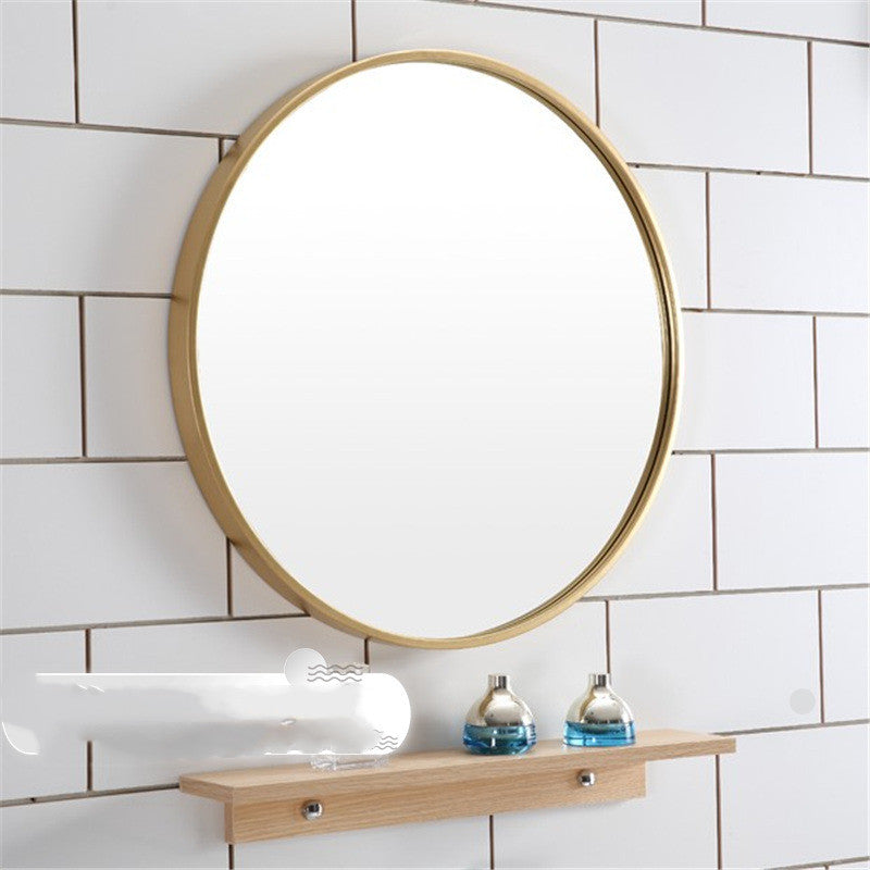 Bathroom wall bathroom mirror wall hanging decorative mirror - Mubimart -  