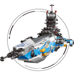 Battleship building block toy - Mubimart - Building Blocks 