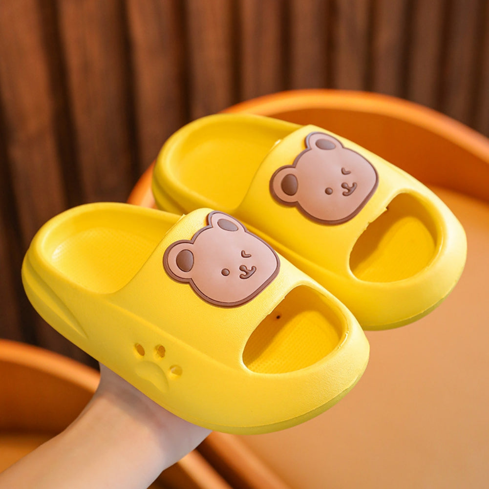 Bear Home Boys And Baby Girls Cartoon Soft Bottom Sandals And Slippers - Mubimart -  