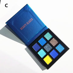 Beauty Glazed 9 color eyeshadow multicolor eyeshadow palette - Mubimart -  