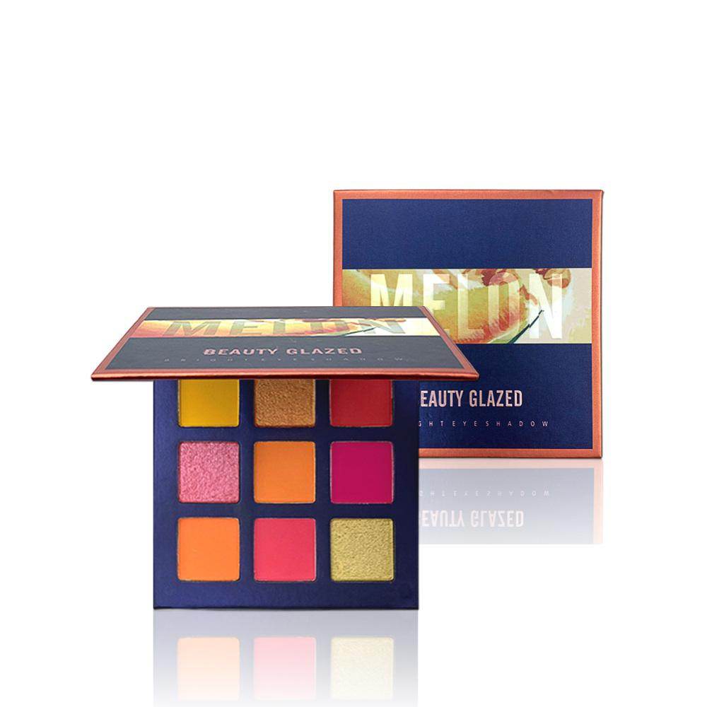 Beauty Glazed 9 color eyeshadow multicolor eyeshadow palette - Mubimart