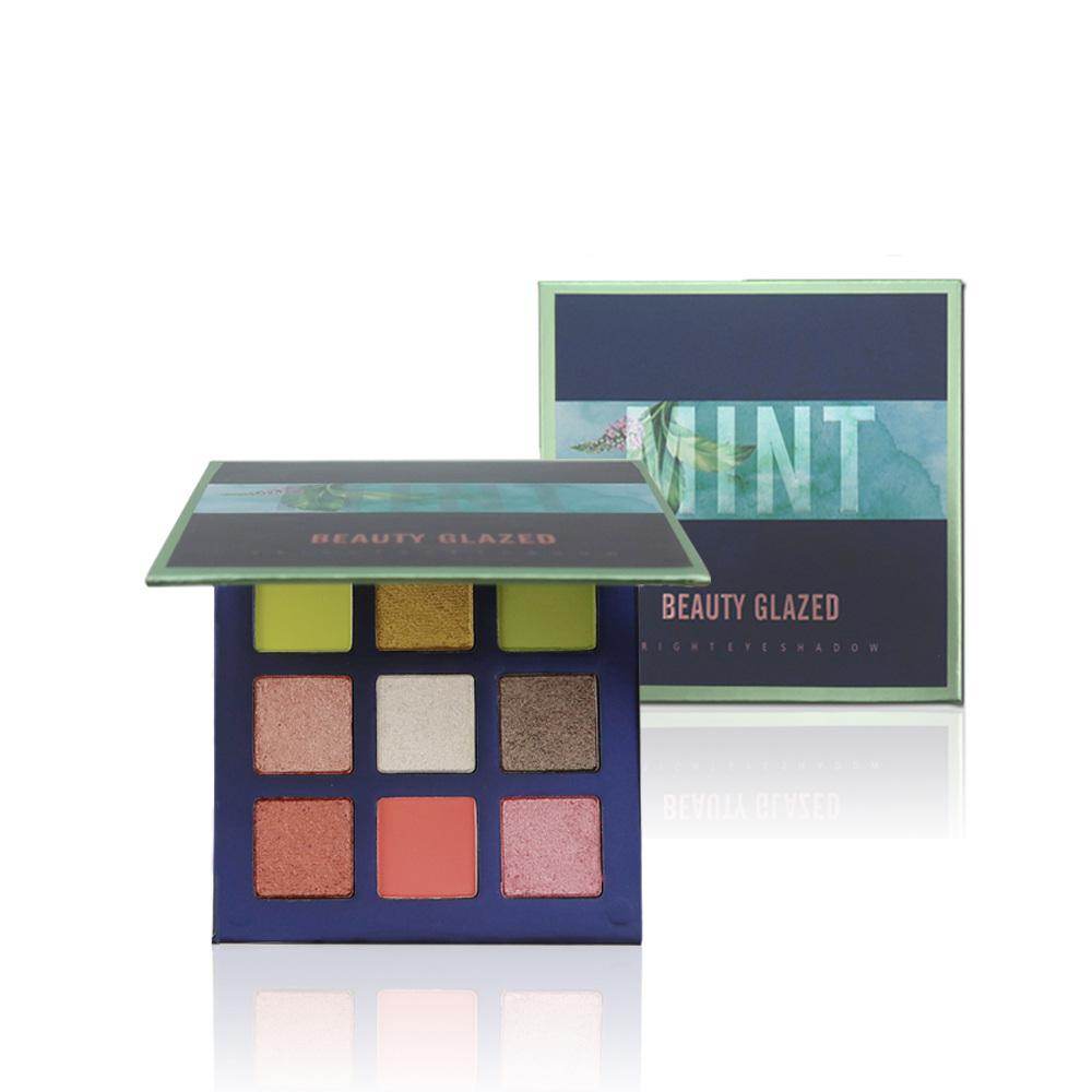 Beauty Glazed 9 color eyeshadow multicolor eyeshadow palette - Mubimart