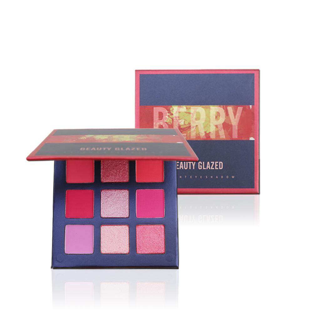 Beauty Glazed 9 color eyeshadow multicolor eyeshadow palette - Mubimart