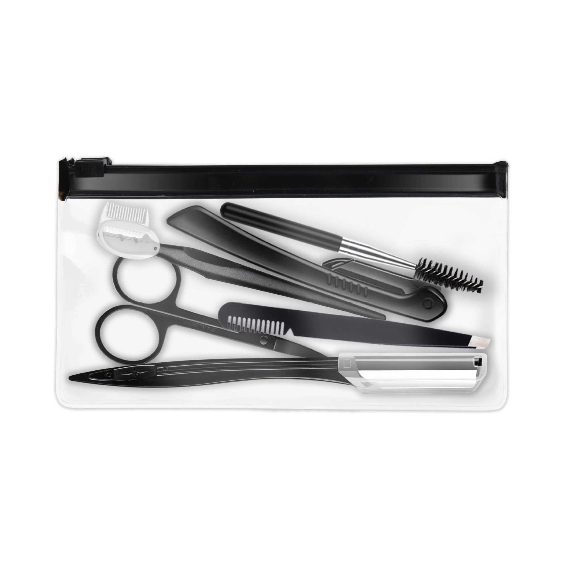 Beauty Tools Black Eyebrow Trimming Set - Mubimart -  