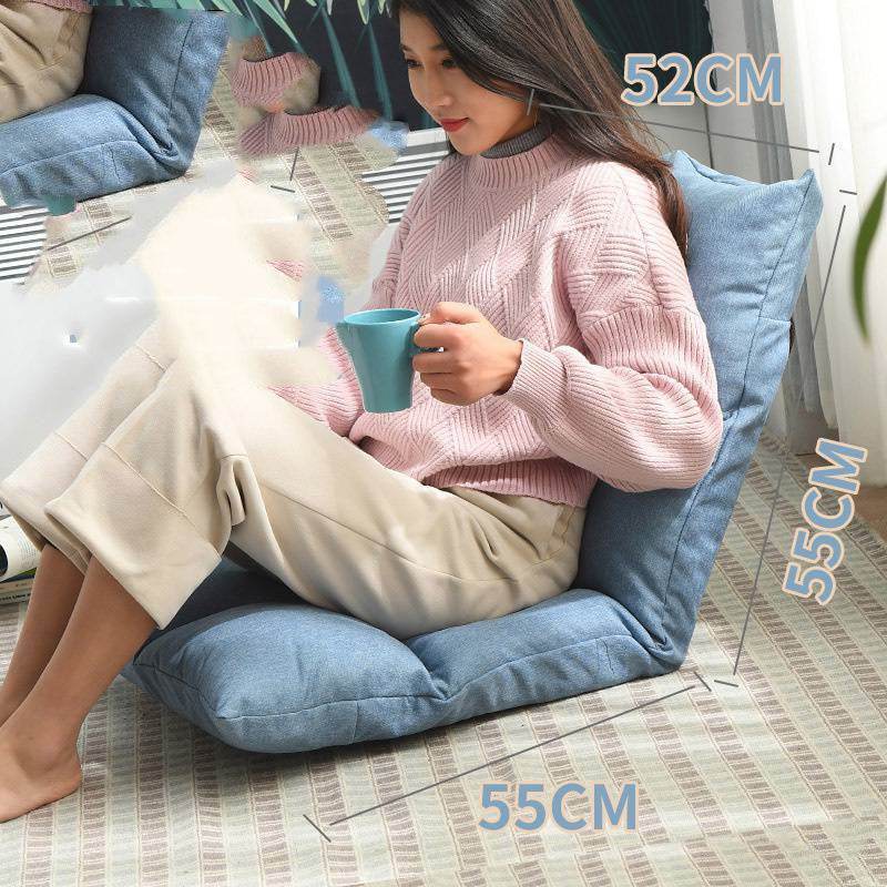 Bed Backrest Floor Small Sofa Folding Single Bay Window Computer Recliner - Mubimart
