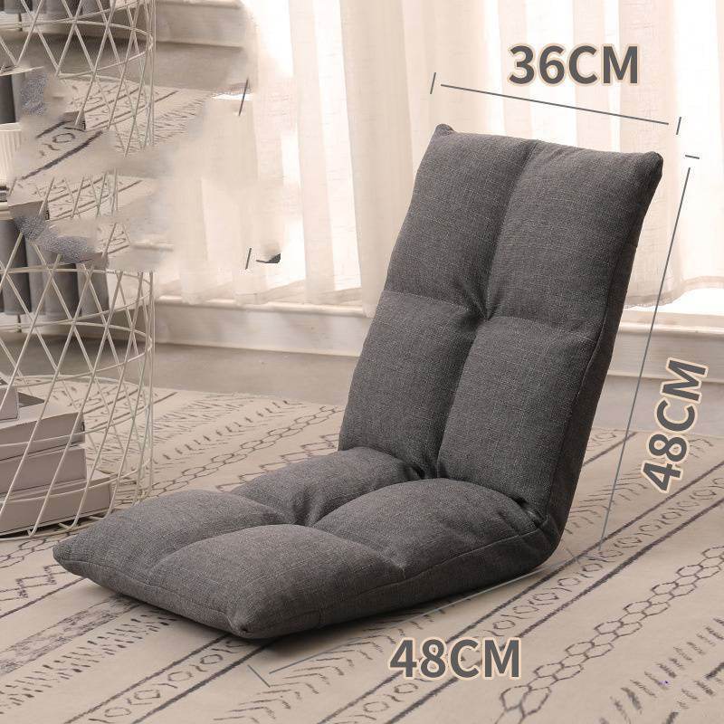 Bed Backrest Floor Small Sofa Folding Single Bay Window Computer Recliner - Mubimart