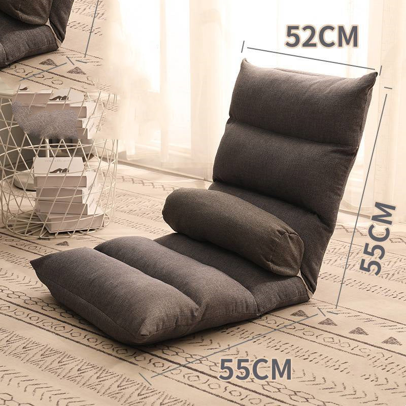 Bed Backrest Floor Small Sofa Folding Single Bay Window Computer Recliner - Mubimart -  