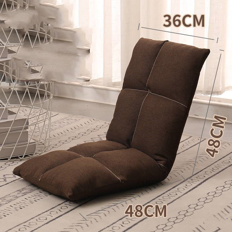 Bed Backrest Floor Small Sofa Folding Single Bay Window Computer Recliner - Mubimart -  