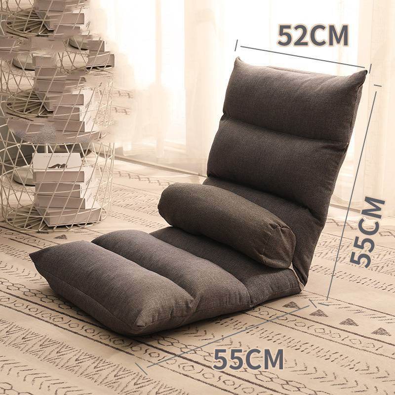 Bed Backrest Floor Small Sofa Folding Single Bay Window Computer Recliner - Mubimart