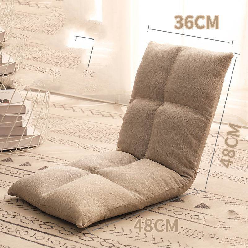 Bed Backrest Floor Small Sofa Folding Single Bay Window Computer Recliner - Mubimart