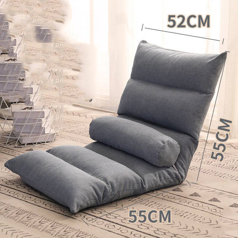 Bed Backrest Floor Small Sofa Folding Single Bay Window Computer Recliner - Mubimart -  