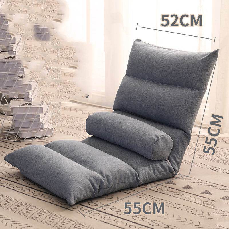 Bed Backrest Floor Small Sofa Folding Single Bay Window Computer Recliner - Mubimart