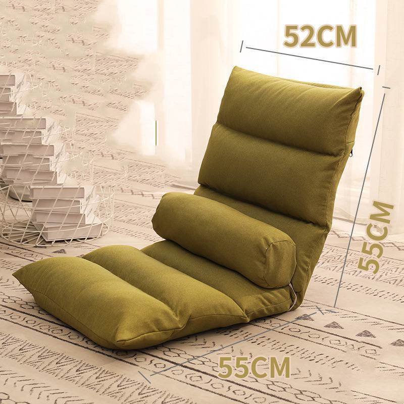 Bed Backrest Floor Small Sofa Folding Single Bay Window Computer Recliner - Mubimart