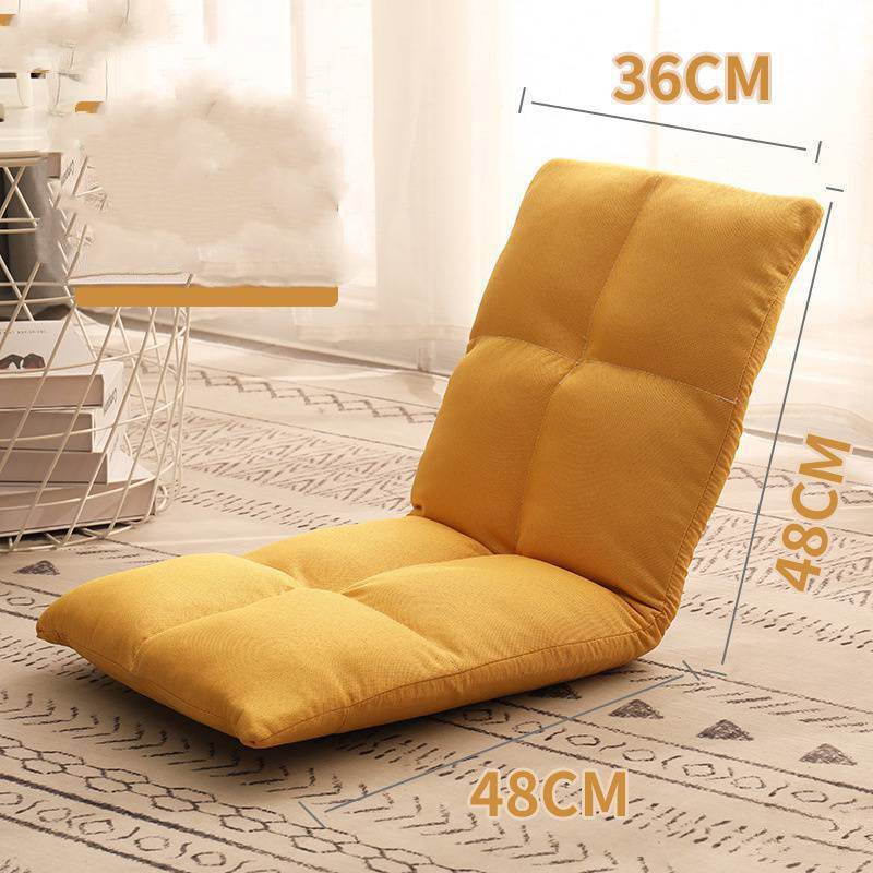 Bed Backrest Floor Small Sofa Folding Single Bay Window Computer Recliner - Mubimart