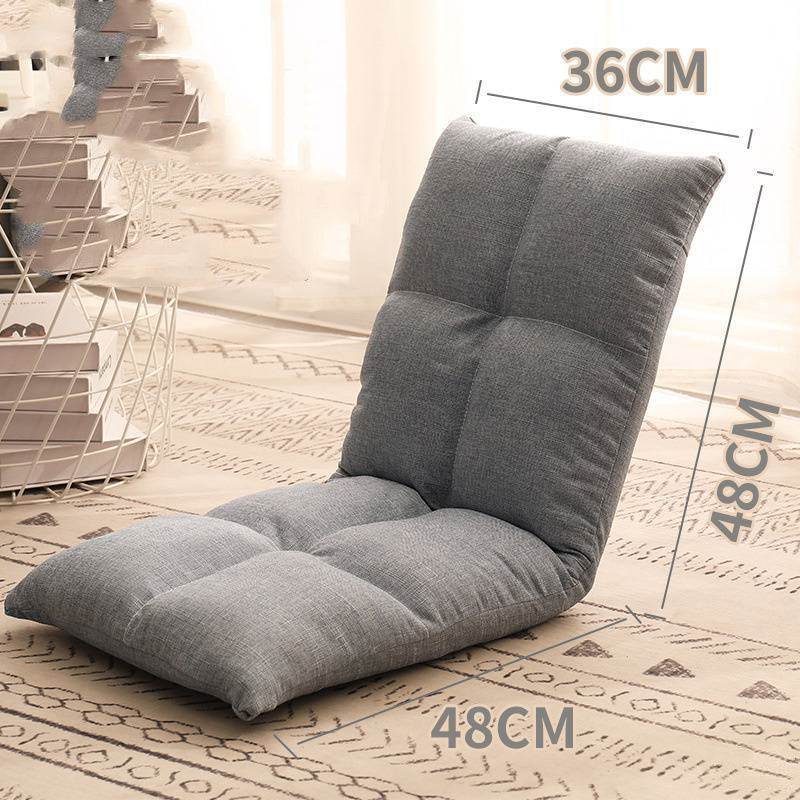 Bed Backrest Floor Small Sofa Folding Single Bay Window Computer Recliner - Mubimart