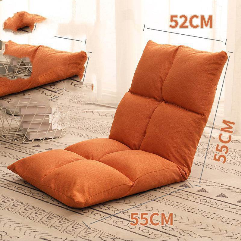 Bed Backrest Floor Small Sofa Folding Single Bay Window Computer Recliner - Mubimart