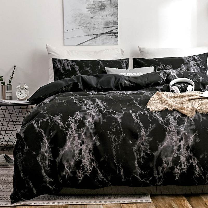 Bed Sheets Set Quilt Duvet Cover Pillow Cases Bedding 3 Sets - Mubimart