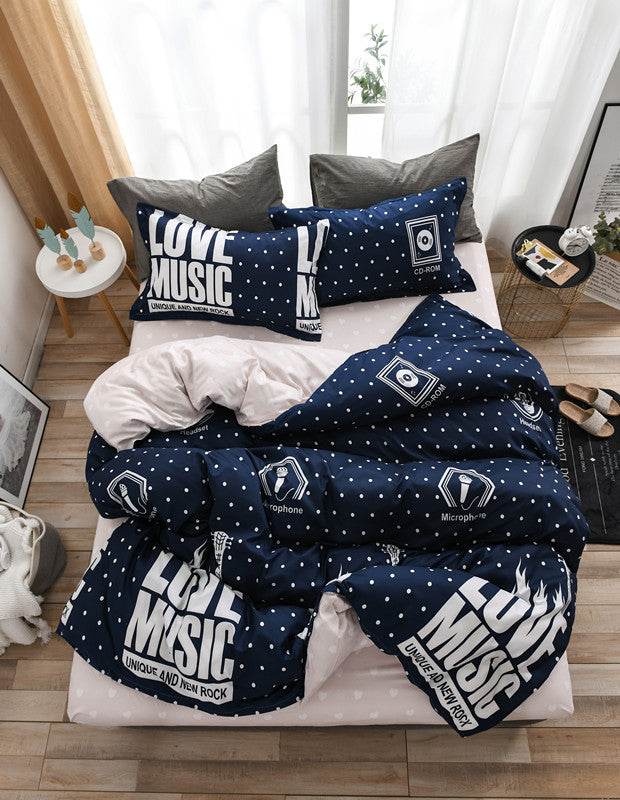 Bed sheet and Quilt Set - Mubimart
