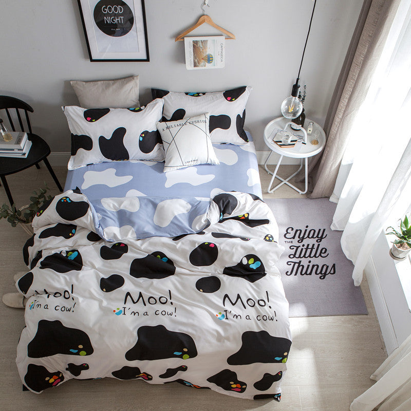 Bed sheet and Quilt Set - Mubimart -  