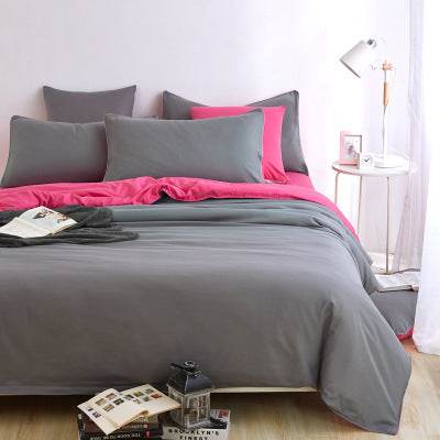 Bed sheets set quilt duvet cover bedding 4 sets - Mubimart