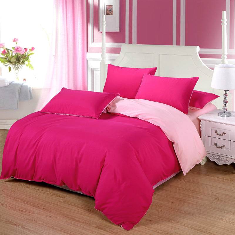Bed sheets set quilt duvet cover bedding 4 sets - Mubimart