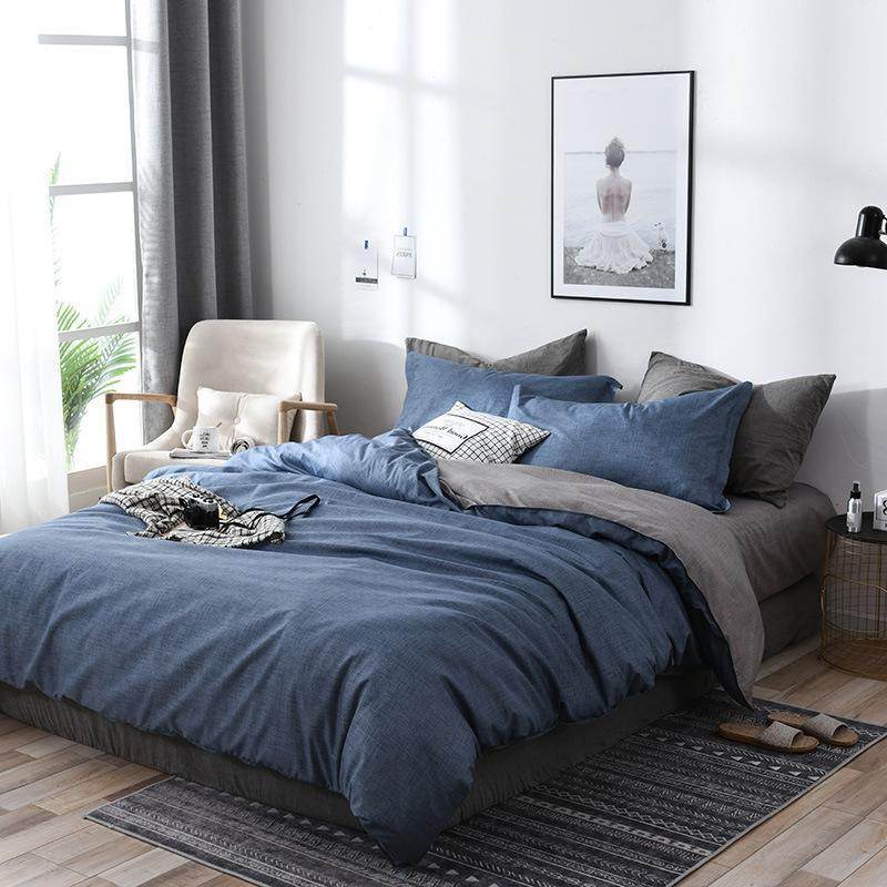 Bed sheets set quilt duvet cover bedding 4 sets - Mubimart