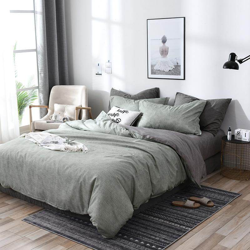 Bed sheets set quilt duvet cover bedding 4 sets - Mubimart
