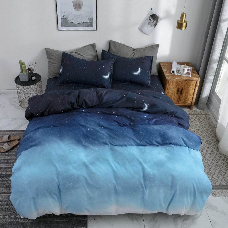 Bed sheets set quilt duvet cover bedding 4 sets - Mubimart