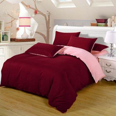 Bed sheets set quilt duvet cover bedding 4 sets - Mubimart