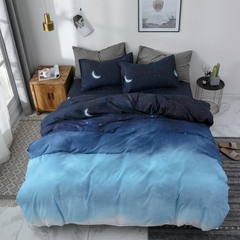 Bed sheets set quilt duvet cover bedding 4 sets - Mubimart - Bedding Set 