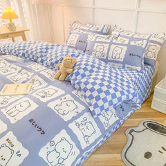 Bedclothes Summer Washed Quilts Set Sheets - Mubimart -  