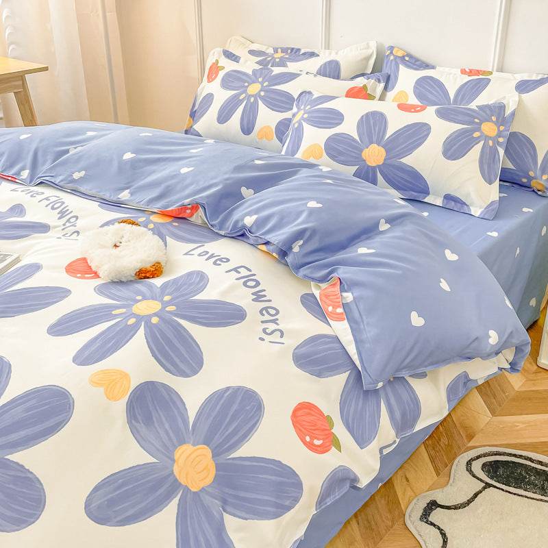 Bedclothes Summer Washed Quilts Set Sheets - Mubimart