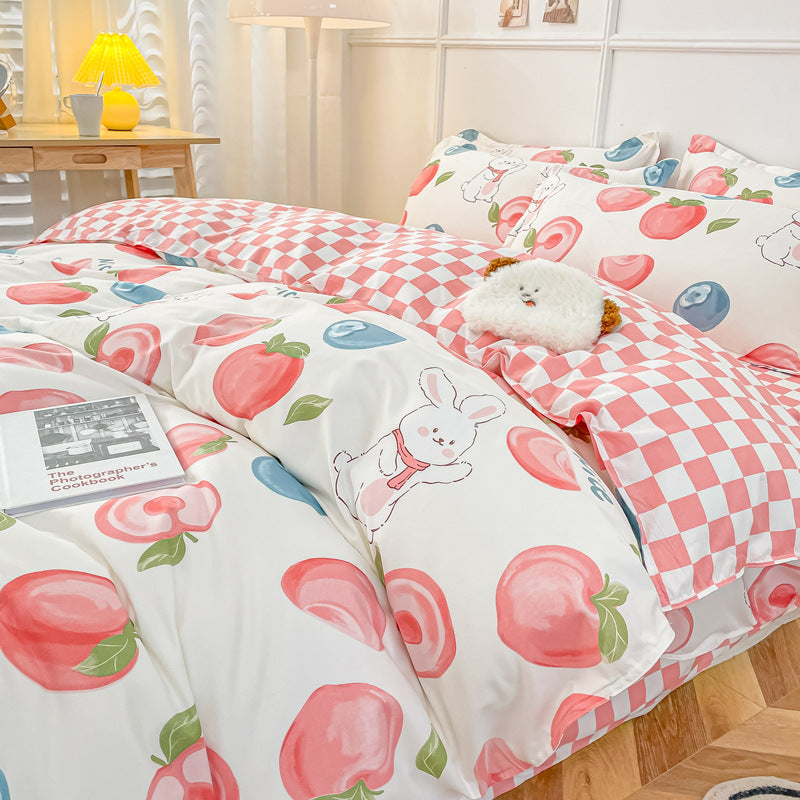 Bedclothes Summer Washed Quilts Set Sheets - Mubimart -  