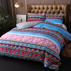 Bedding Set Bohemian Ethnic Style Three-piece Set - Mubimart -  