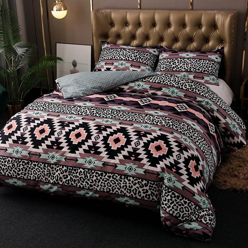 Bedding Set Bohemian Ethnic Style Three-piece Set - Mubimart