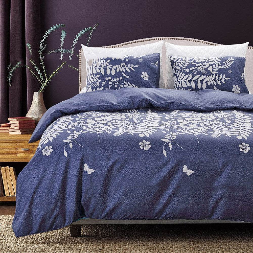 Bedding Set Luxury Duvet Cover Double Three-piece Set Bed Quilt - Mubimart