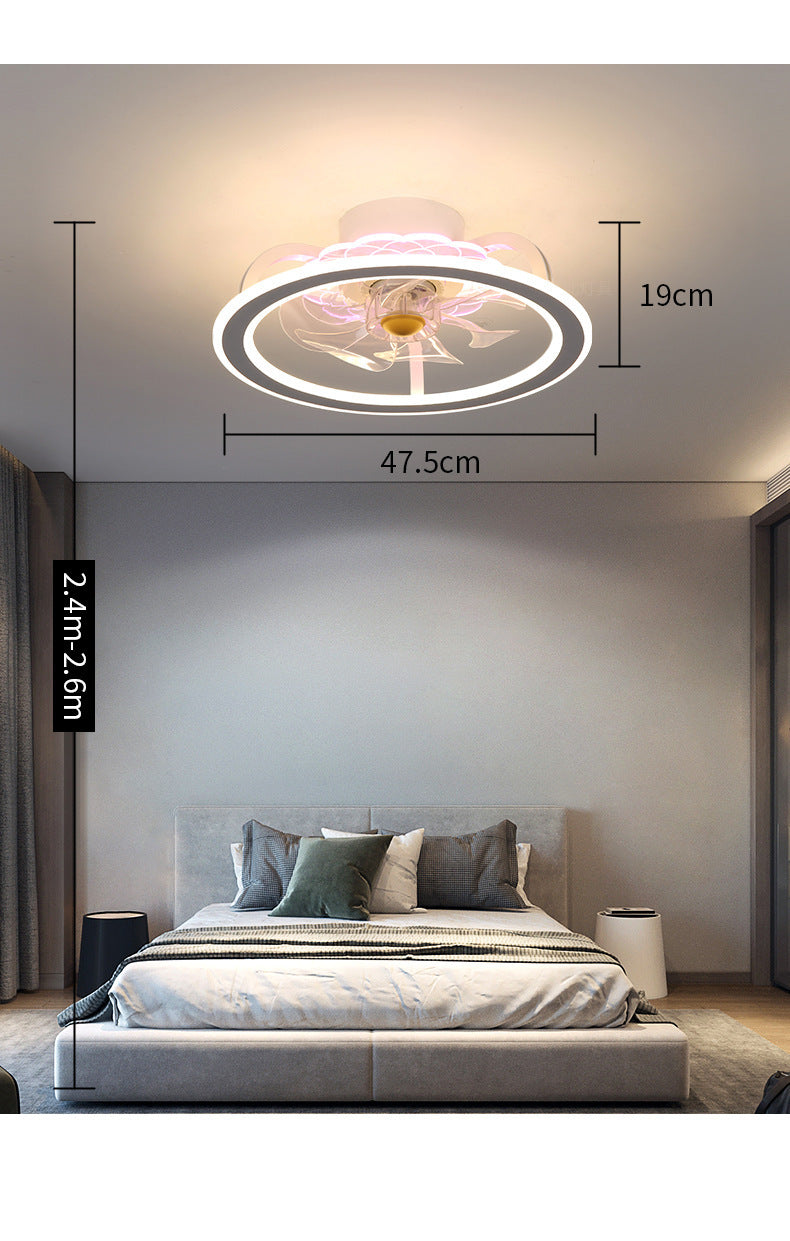 Bedroom Ceiling Lamp Modern Fan Lamp - Mubimart -  