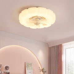 Bedroom LED Ceiling Silent Fan Light - Mubimart - Ceiling Fans 