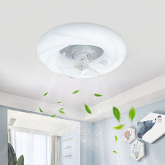 Bedroom LED Ceiling Silent Fan Light - Mubimart -  