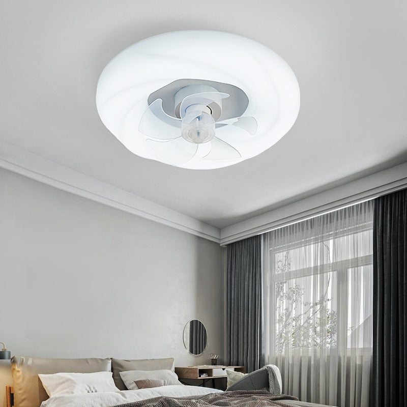 Bedroom LED Ceiling Silent Fan Light - Mubimart -  