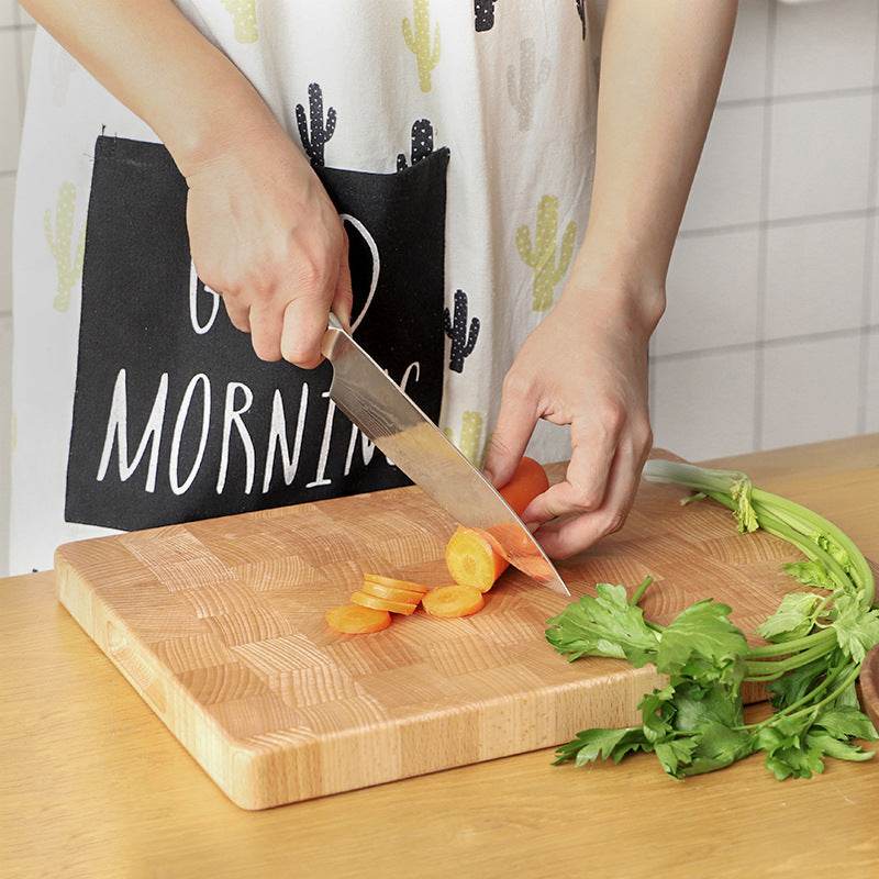 Beech Wood Cutting Board Restaurant Cutting Board - Mubimart