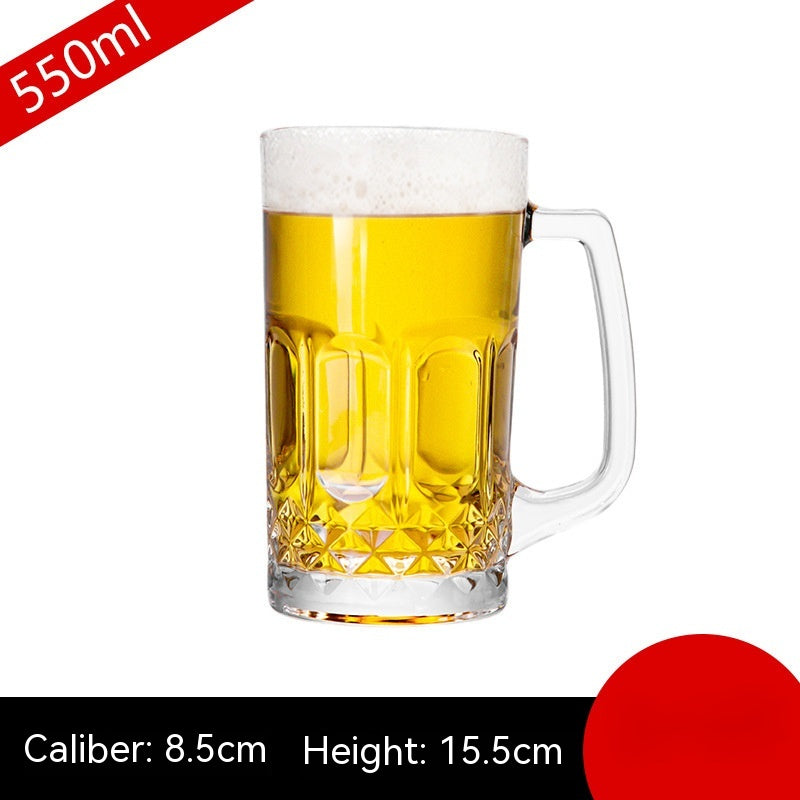 Beer Mug Wine Glass Tea Water Cup - Mubimart -  