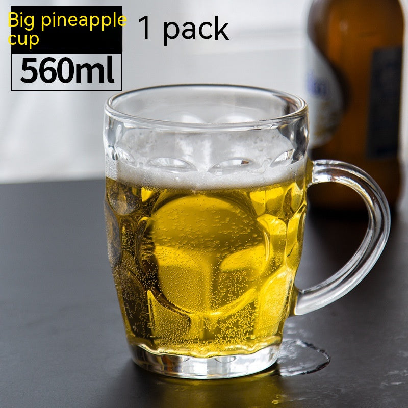 Beer Mug Wine Glass Tea Water Cup - Mubimart -  